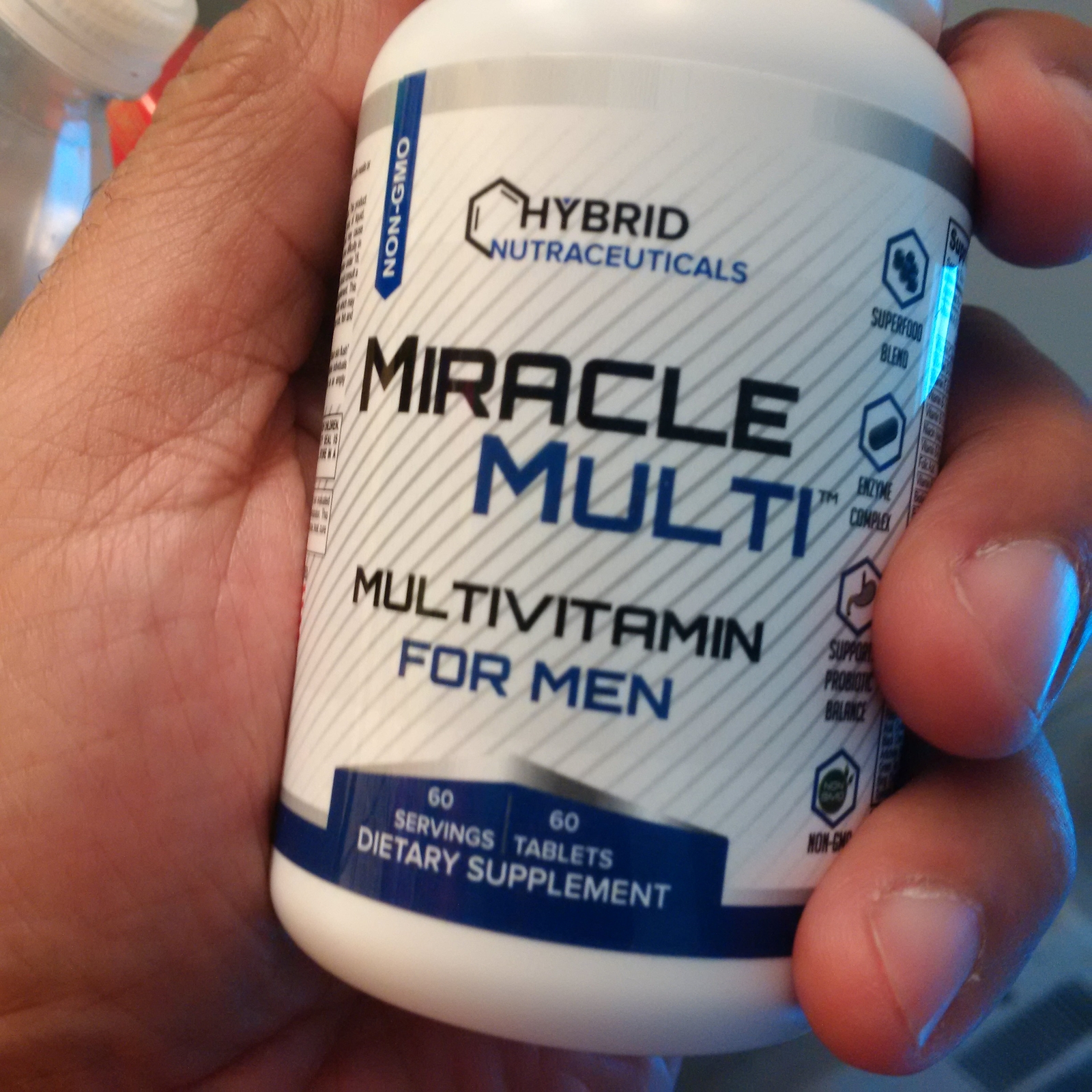 Multivitamin Mineral for Men, Best High Potency Mens Vitamin, NonGMO