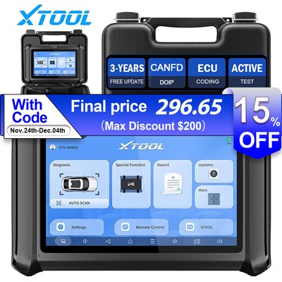 XTOOL Newest D7S Auto Full System Diagnostic Bi-directional CANFD DOIP Scanner 