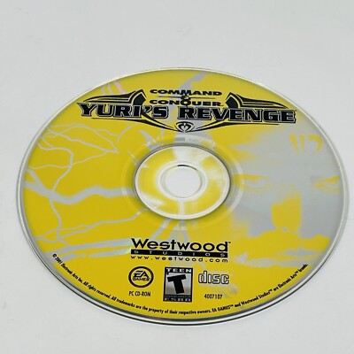 Command & Conquer: Yuri's Revenge Red Alert 2 Expansion PC, 2001 Disc Only