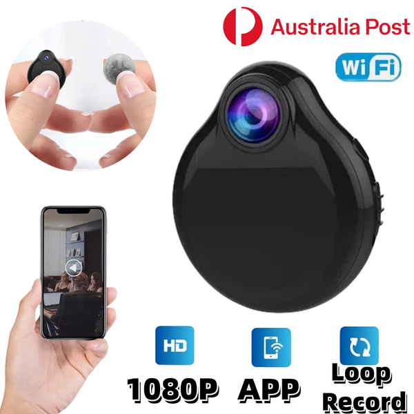 Mini Camera Hidden Cam Video Recorder 1080P HD Night Vision Wireless Wifi IP APP