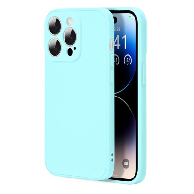 DTBG Compatible with iPhone 14 Pro 6.1 Inches Case, Light and Smooth Liquid Soft