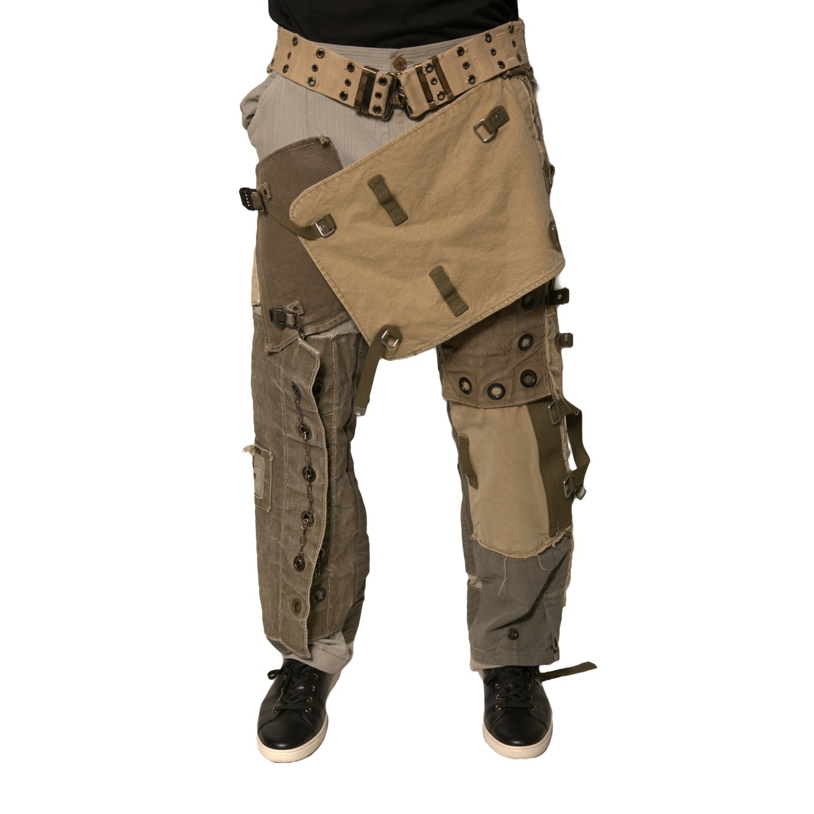 DOLCE&GABBANA マルチポッケトcargo pants レア Vintage DOLCE GABBANA Cargo Pants D&G Trousers Multipocket