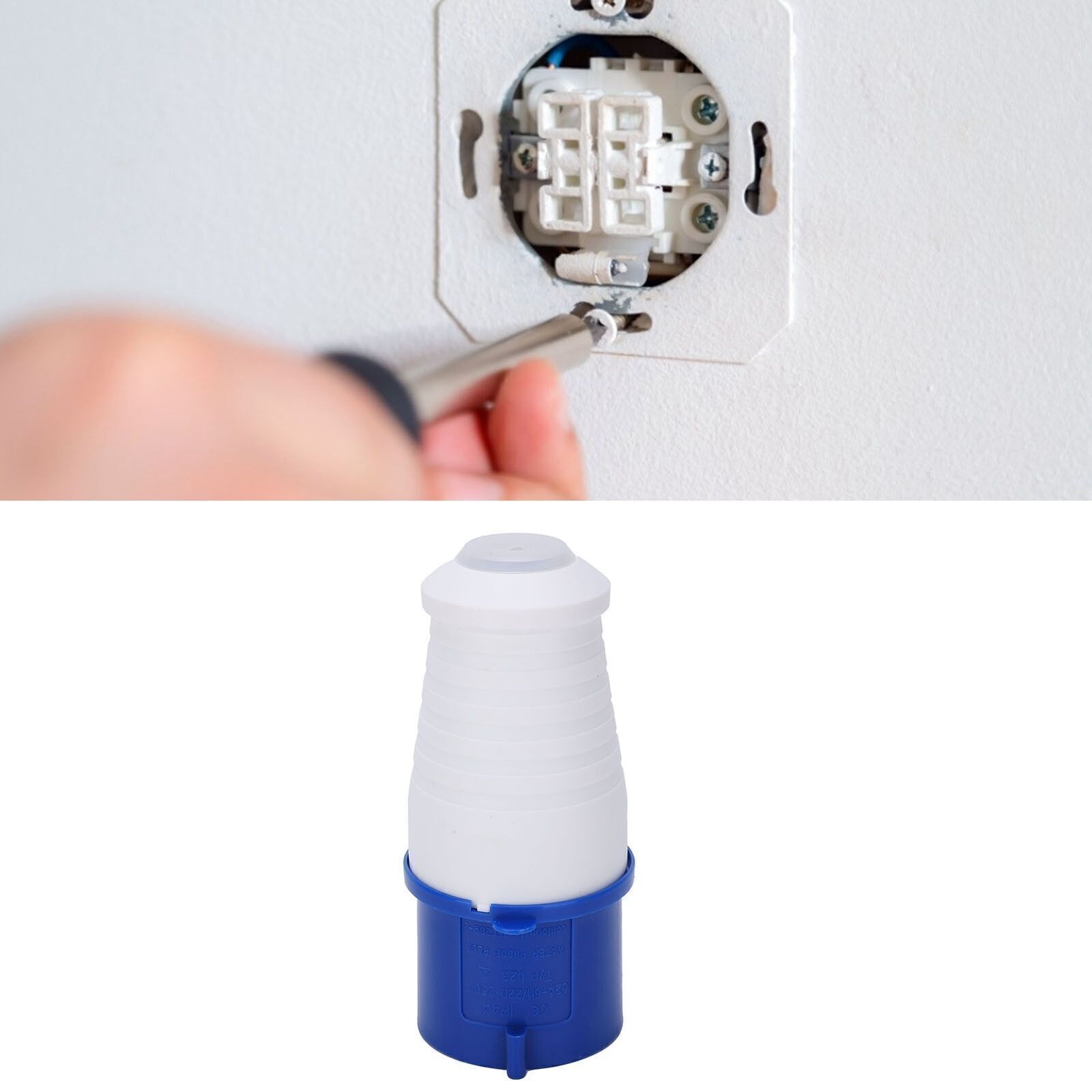 Industrial Plug Connector 32A-6H 250V IP44 Waterproof