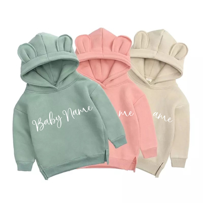 Personalised Teddy Bear Kids Hoodie