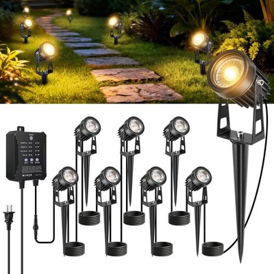 Buy AllinOne Low Voltage Landscape Lighting Kit, 8 Pack Landscape Lights with Sma...