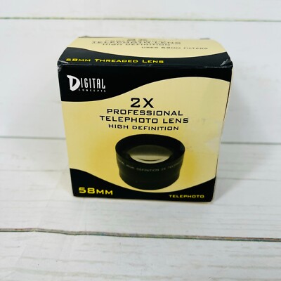 Digital Concepts 2x Professional Telephoto  Lens High Definition 58mm