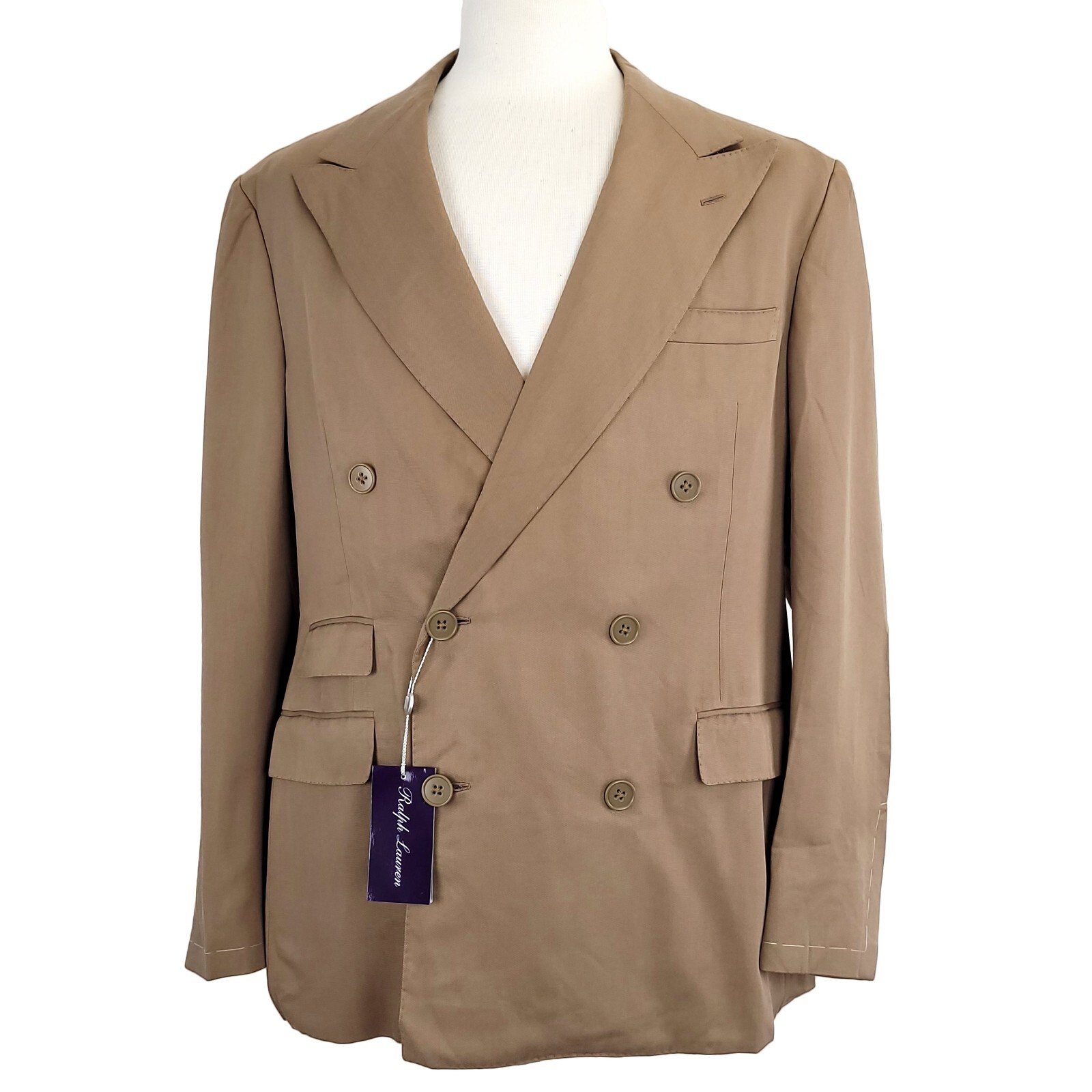Ralph Lauren Purple Label Men's Silk Suit Jacket, Unfinished Ralph Lauren Purple Label Men's Silk Suit Jacket, Unfinished
