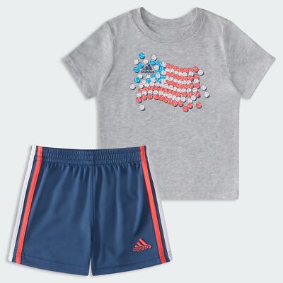 короткая ФУТБОЛКА adidas kids GFX CTN ЦВЕТНОГО ЦВЕТА