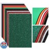Feifeiya 48 Pack EVA Foam Sheets Crafts, 7.87 x 11.81 Inch Assorted Colors Glitter Sparkles Foam Paper for Classrooms Scrapbook Gift DIY Cutters Card Handicraft(Multicolor)