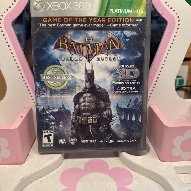 Batman Arkham Asylum Xbox 360 Complete In Box Very Good Condition