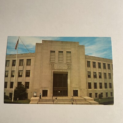 Lynn MA, Memorial City Hall, Auditorium, Massachusetts Vintage Postcard