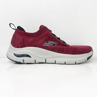 

Skechers Mens Arch Fit Waveport 232301 Красные кроссовки Кроссовки Размер 7.5, Красный, Arch Fit Waveport