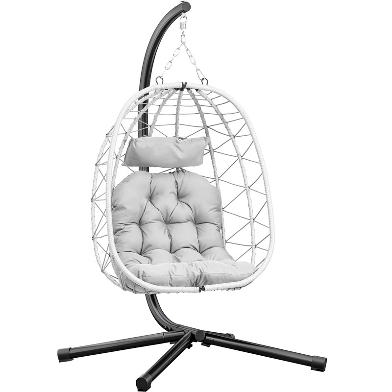 Stand Hammock Swing Chairw/cushion Indoor Outdoor