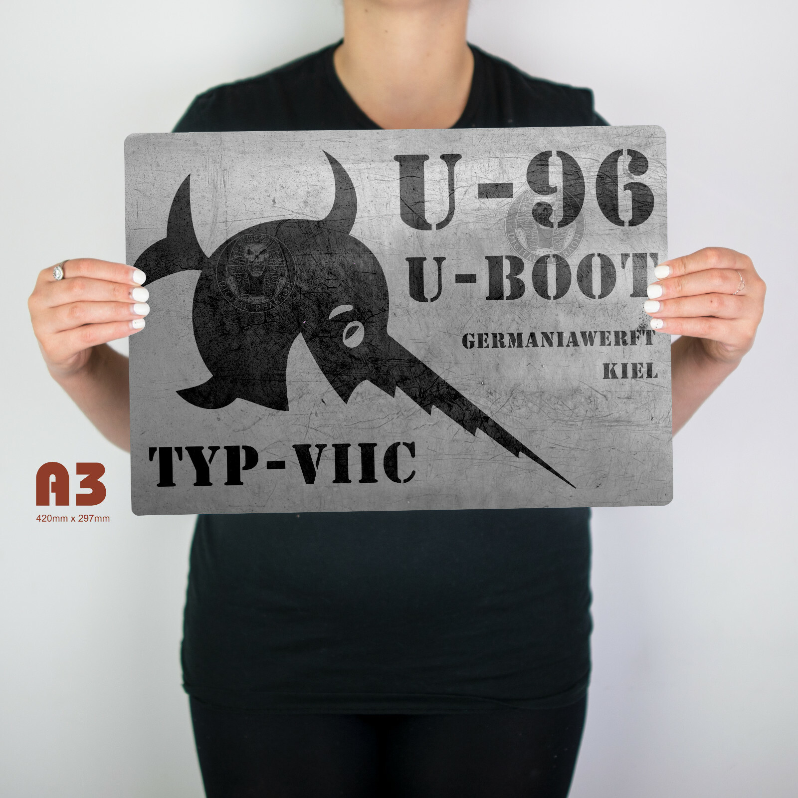 Das Boot U Boot U 96 German Submarine Laughing Sawfish Sign