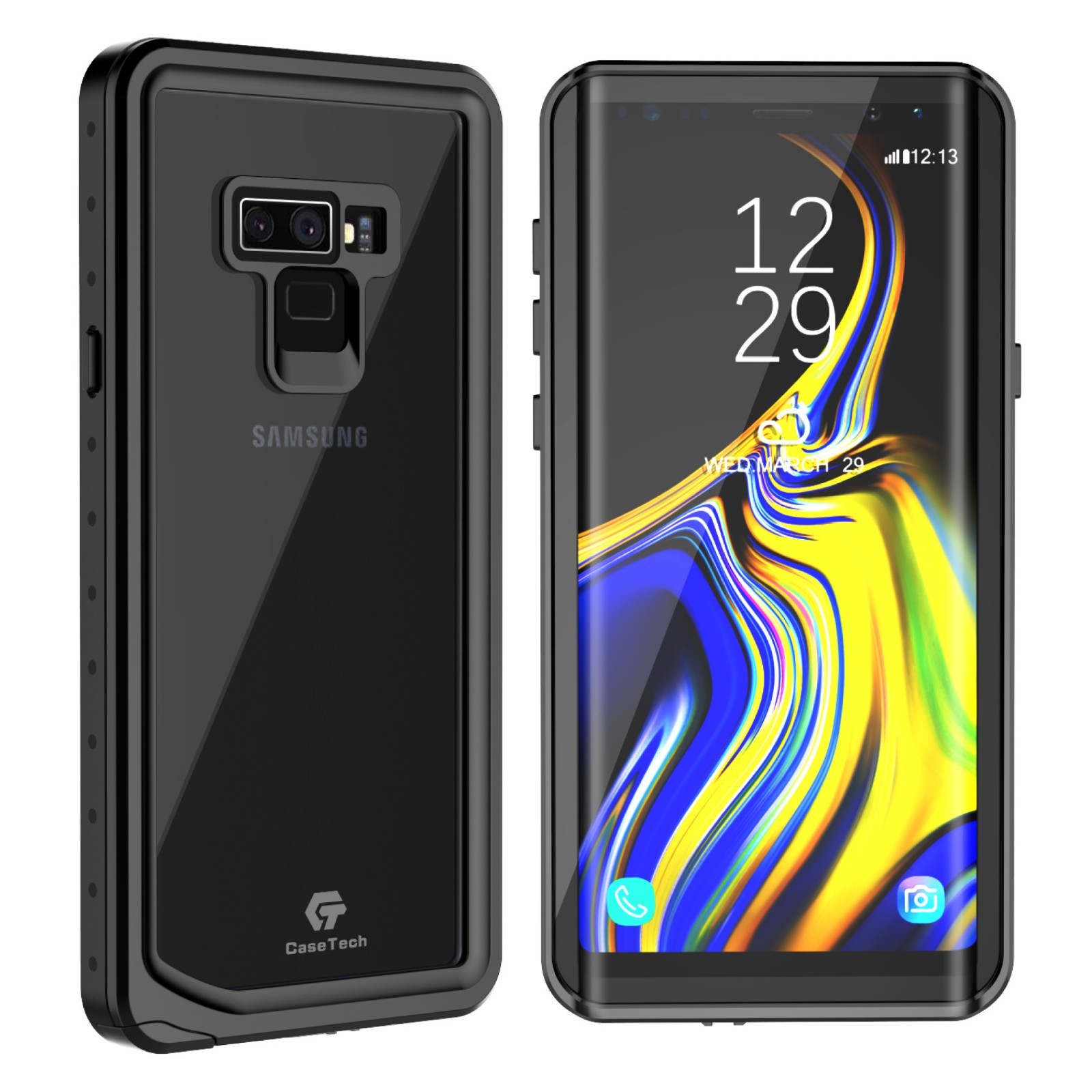 For Samsung Galaxy Note 9 Life Waterproof Shockproof Case