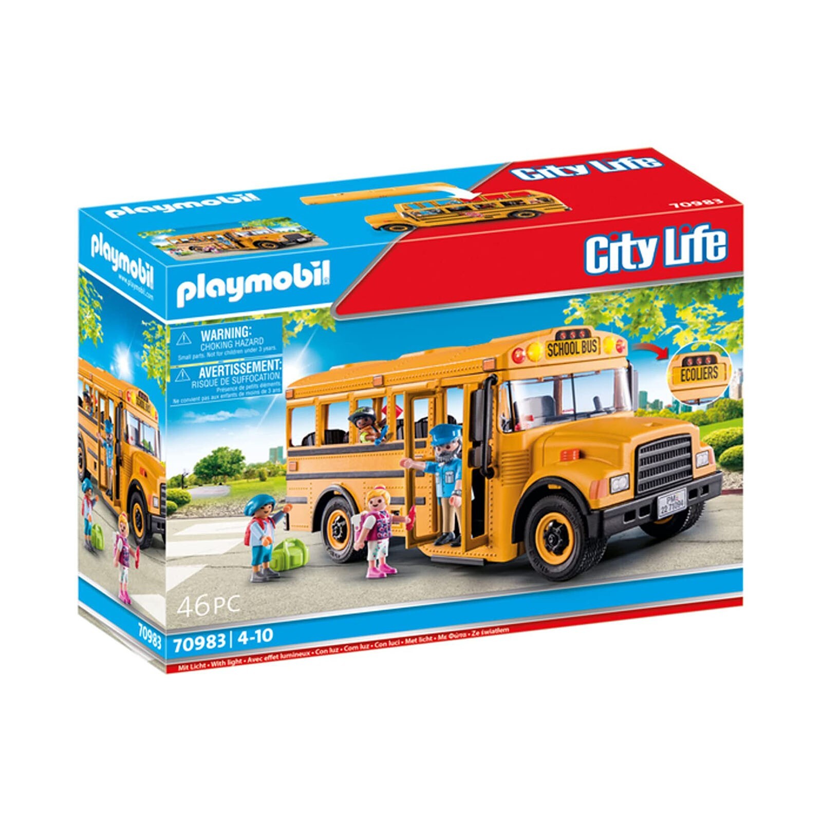 Набор для сборки школьного автобуса Playmobil 70983 НОВЫЙ В НАЛИЧИИ