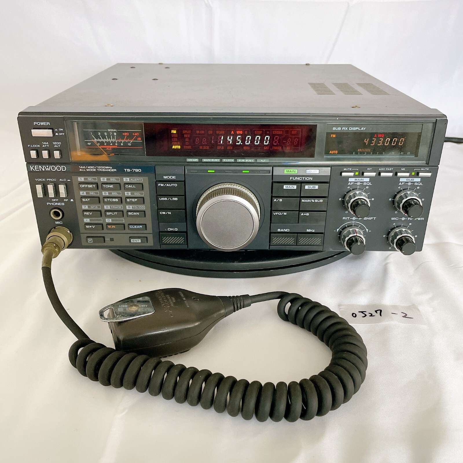 KENWOOD TS-790D 430MHz/145MHz 電源付属 KENWOOD TS-790D 430MHz/145MHz 電源付属 KENWOOD TS-790D