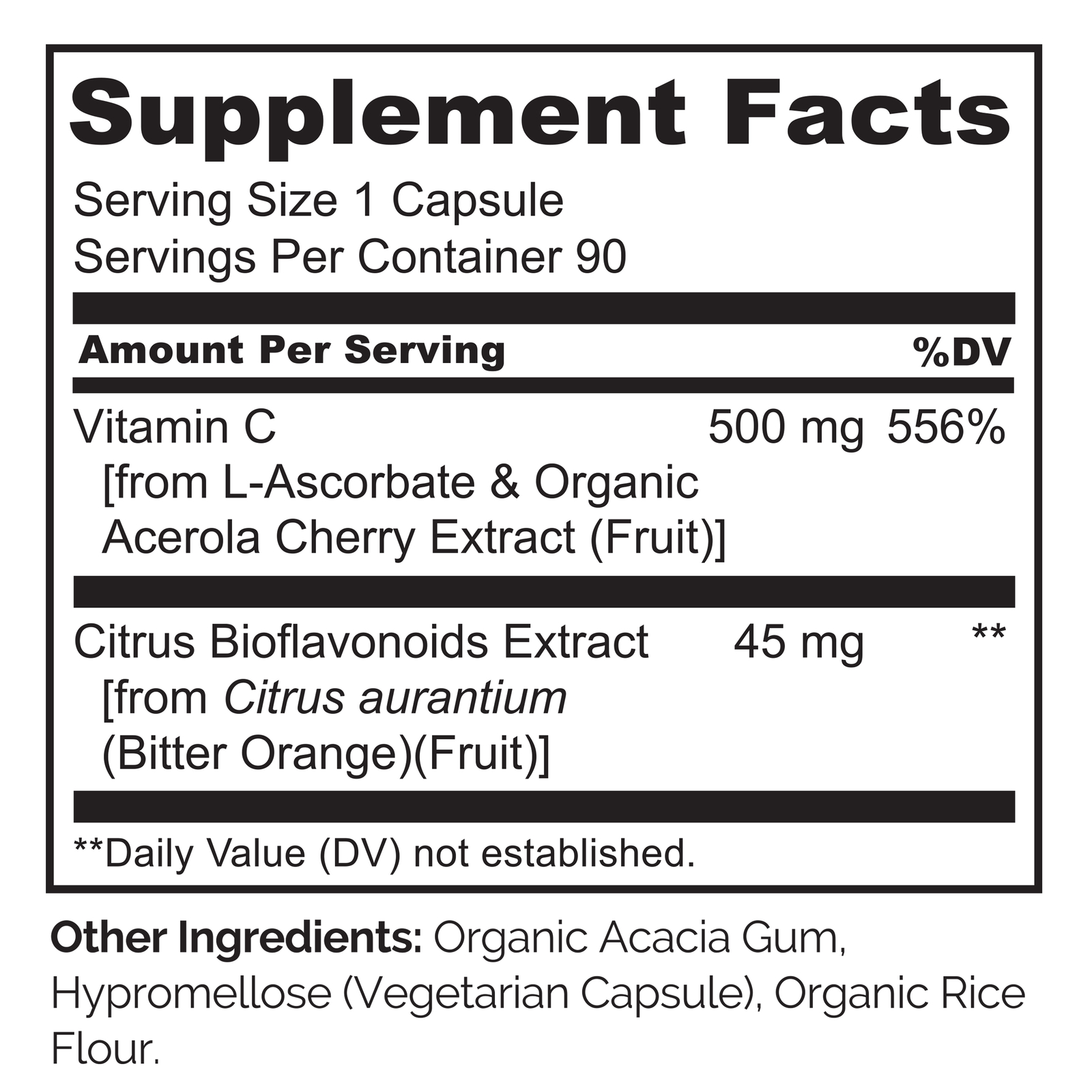 NATURELO Vitamin C with Organic Acerola Cherry Extract - 90 Capsules - Picture 8 of 8