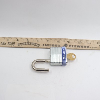 Materlock 5D Outdoor Padlock with Key Silver 1-1/2'' NO3