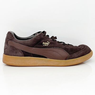 

Puma Mens Liga 352198 05 Коричневая повседневная обувь Кроссовки Размер 7.5, Коричневый, Liga