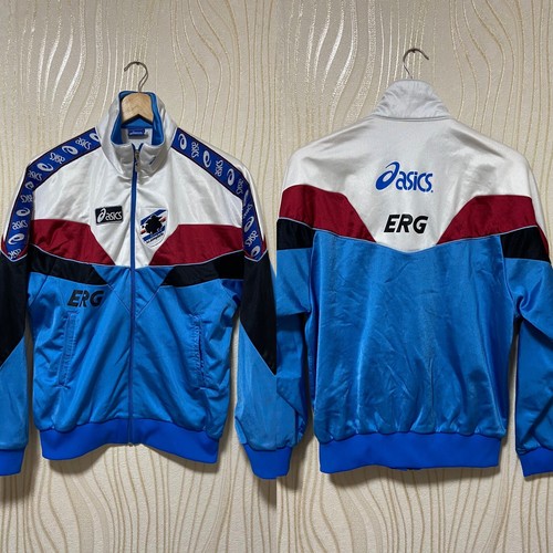 SAMPDORIA 90s VINTAGE FOOTBALL SOCCER TRACKSUIT ASICS sz 44 SAMPDORIA 90s VINTAGE FOOTBALL SOCCER TRACKSUIT ASICS sz 44