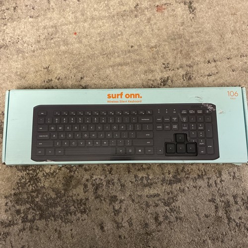 Pc And 106 Keys Surf Onn Wireless Silent Keyboard