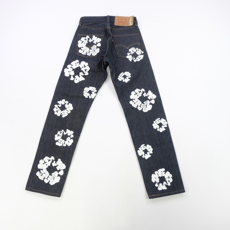 Denim Tears x Levi's Cotton Wreath Jean Dark Wash Men's