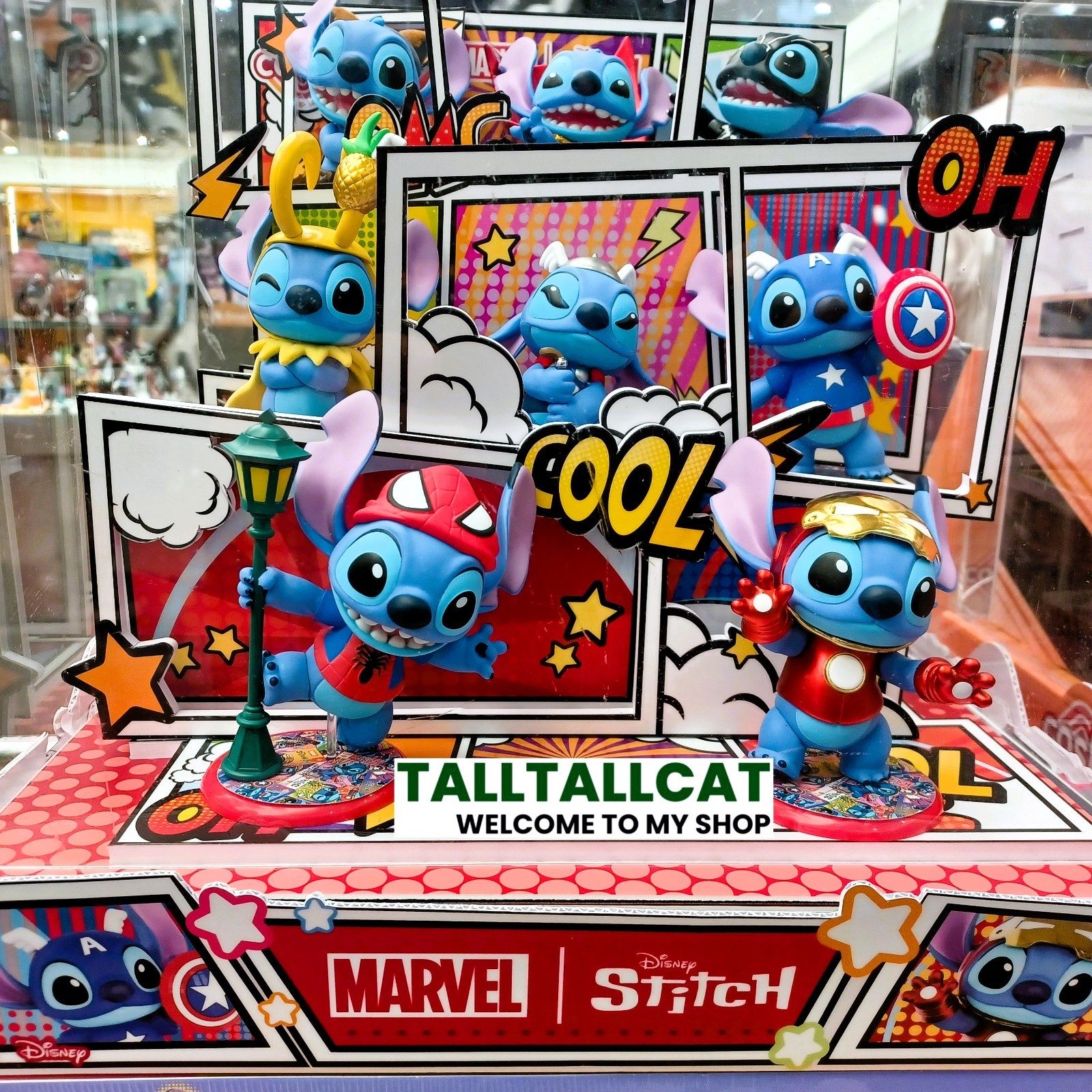 Hot Toys x Disney CBX300 Marvel Stitch Cosbi Full box (Case