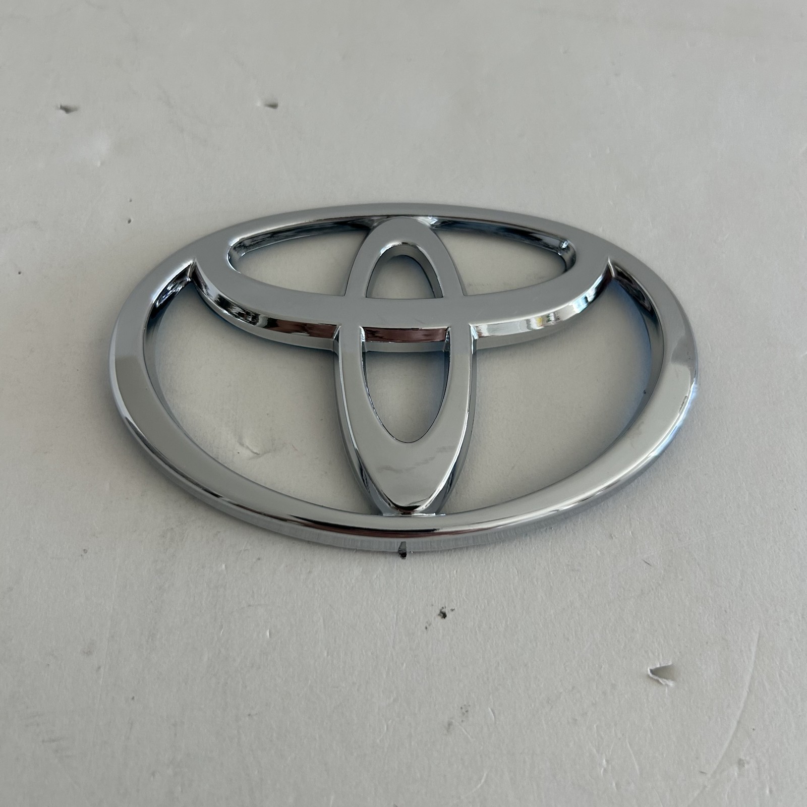 Rear Chrome Trunk Emblem Silver Badge Toyota For Camry Celica Corolla 02 - 08