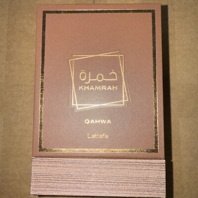 Khamrah Qahwa by Lattafa 100 ml 3.4 fl.oz Eau De Parfum Natural Spray Unisex