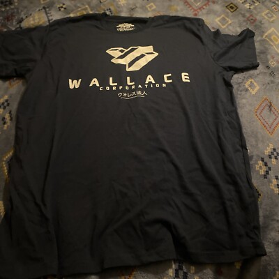 Blade Runner 2049 Wallace Corp Loot Crate Wear Navy T-Shirt Men's Size Large