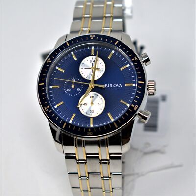 BULOVA CLASSIC SPORT STAINLESS STEEL LUXURY WATCH 98A243