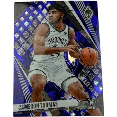 2023 2024 Panini Phoenix Basketball Cameron Thomas Brooklyn Nets Card