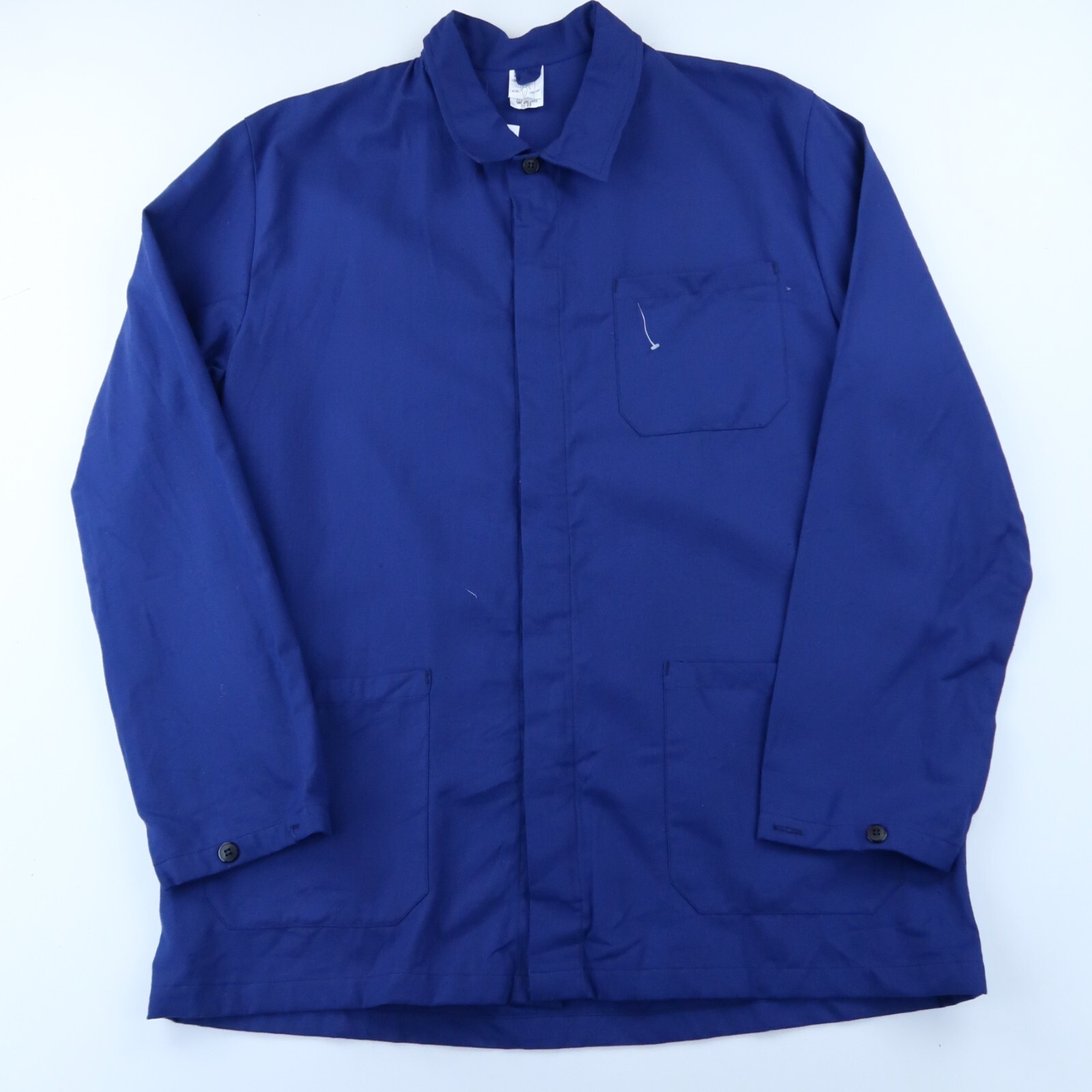 VINTAGE French EU Worker CHORE Work Shirt Jacket Deadstock