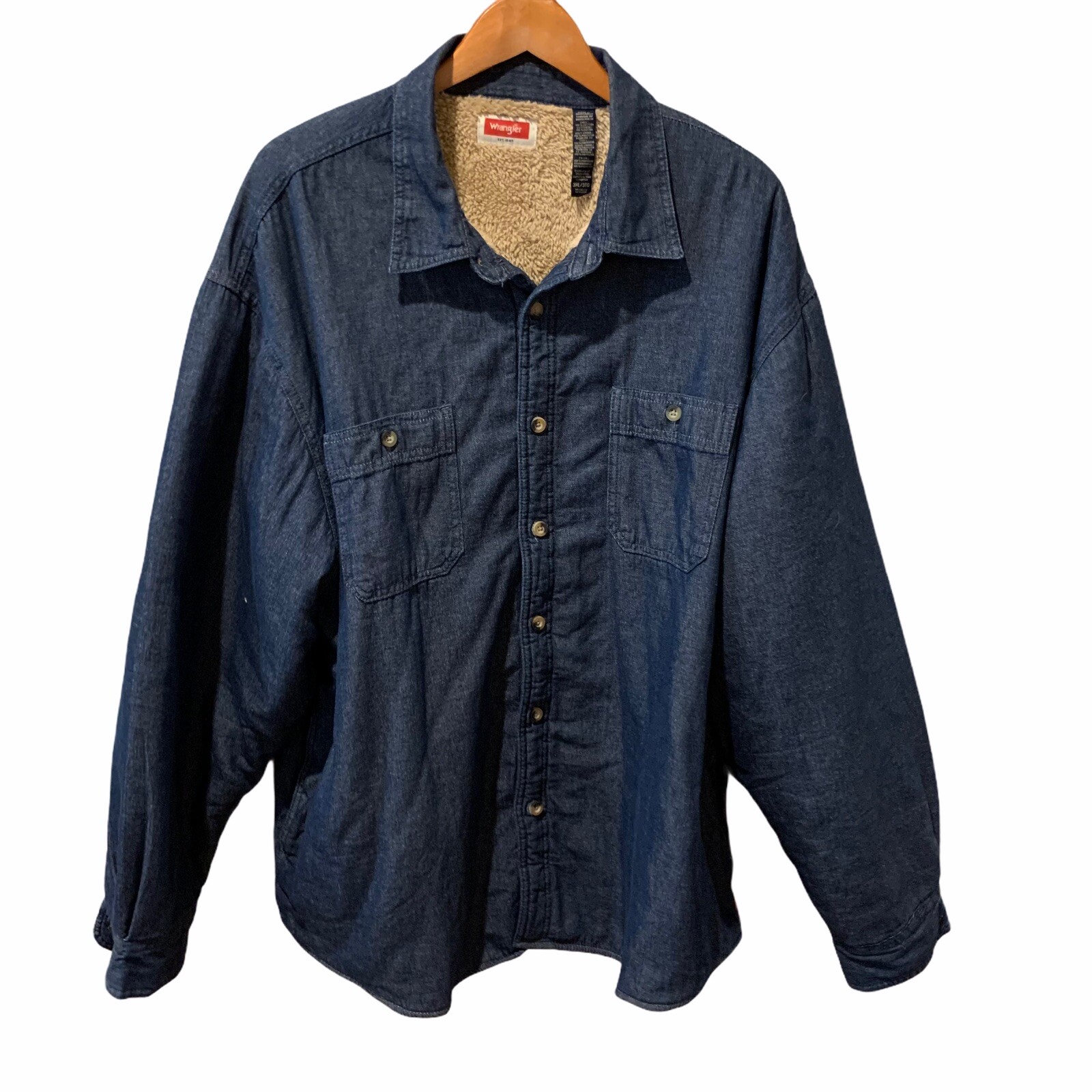 Wrangler Denim Jacket Sherpa Fleece 