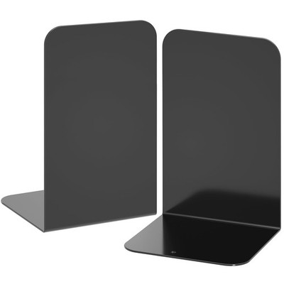 VFINE Bookends 1 Pair Black Metal Book Ends Heavy Bookends for...