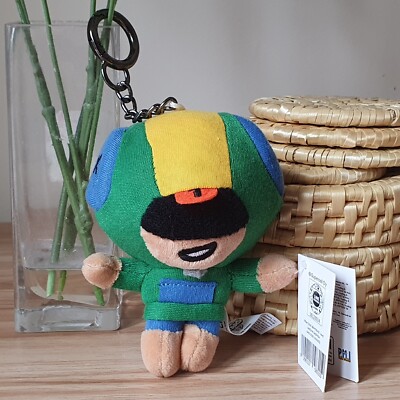 Leon Brawl Stars X Line Plush Clip On Bag - Backpack - Charm - New With Tags