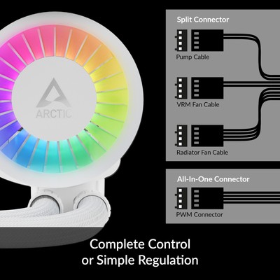 Liquid Freezer III 280 A-RGB white PC Water Cooler AIO Computer Cooling CPU
