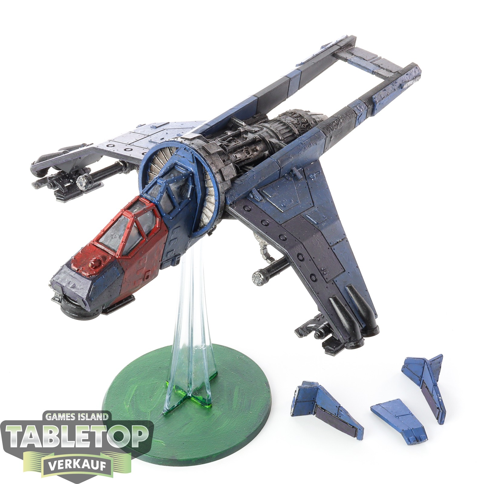 Astra Militarum - Imperial Navy Vulture Gunship - teilweise bemalt