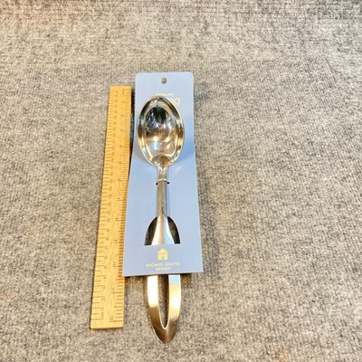 Michael Graves Design Serving Spoon Stainless Steel Silver Kitchen Utensil