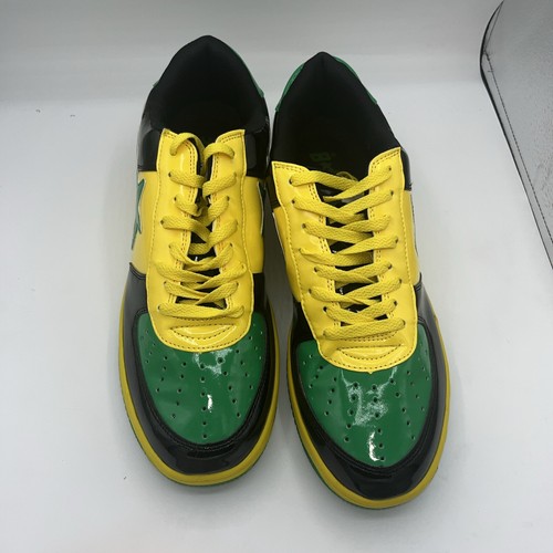 Pre-owned A Bathing Ape Sizes 2/12.5 - 11 &10  Bapesta Fs-001 Low Yellow Green