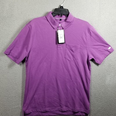 Nike Men's Dri-Fit Player Golf Polo Purple Size M ( CU9860-570) NWT