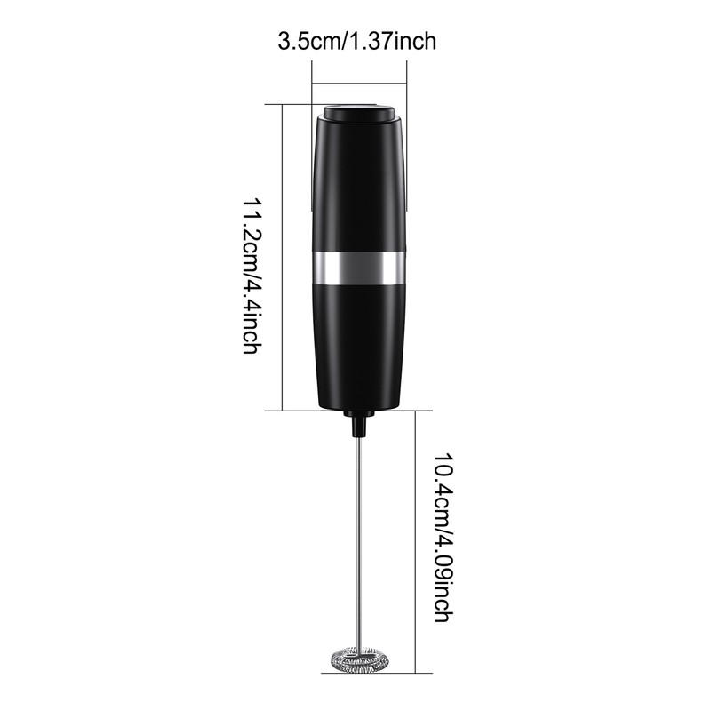 Electric Milk Frothers Handheld Blender Mini Coffee Maker Whisk Mixer Blender