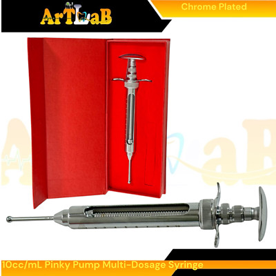 Pinky Pump Multidosage Syringe 10mL Snake Reptile Feeding Veterinary Syringe