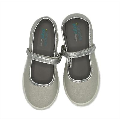 Sneaker Shoe Simple Joys by Carter Mary Jane Sneaker Sparkling Silver Size 12