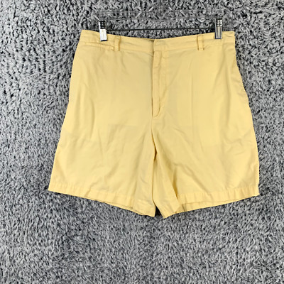Ralph Lauren Golf Shorts Womens 8 Light Yellow Chino Classic Preppy Basic