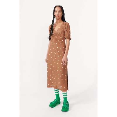 NWOT Baum und Pferdgarten Addax Dress   Pinecone Dot SIZE 34/ US