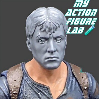 Cobra 3D Printed Custom Head Sculpt Unpainted