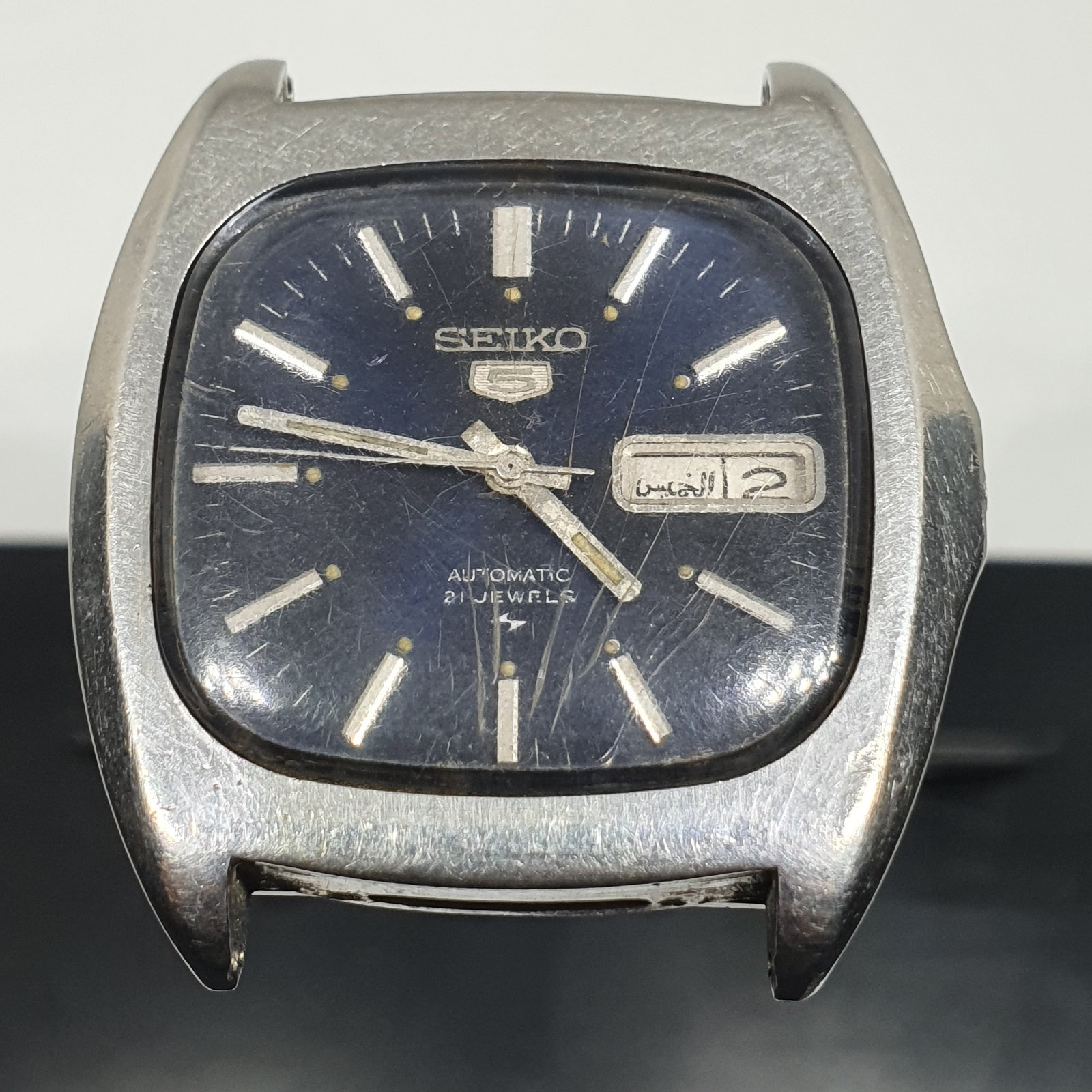 SEIKOファイブ 7019-5000 BABY MONACO SQUARE Seiko 5 Baby Monaco Automatic 7019-5000 Vintage Men's Watch
