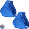 Jerify 2 Pcs Wrestling Headgear for Kids Youth Soft Grappling Headgear Wrestling Adjustable Ear Guard Protective(Blue)